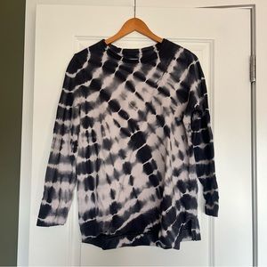 Nic + Zoe Tie-Dyed French Terry Sweatshirt- VGUC